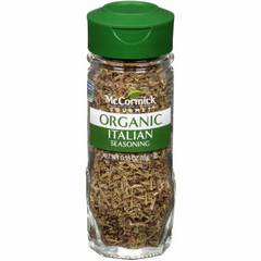 McCormick Gourmet Collection Organic Italian Seasoning, 0.55 oz