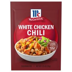 McCormick White Chicken Chili Seasoning Mix, 1.25 oz
