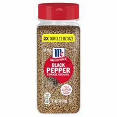 Mccormick Pepper Black Coarse Ground 6.5 Oz - 6.5 OZ