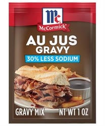 McCormick Au Jus Less Sodium Gravy 1 Ounce