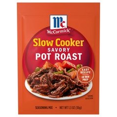 McCormick Slow Cooker Savory Pot Roast Seasoning Mix - 1.3 Oz