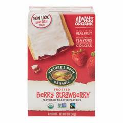 Nature's Path Organic Frosted Berry Strawberries Toaster Pastries 6 Pack