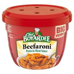 Chef Boyardee Beefaroni in Meat Sauce, Mircowavable Meal, 14.25 oz. Bowl