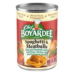 Chef Boyardee Spaghetti and Meatballs in Tomato Sauce Ready-to-eat Meal 14.5 oz Can