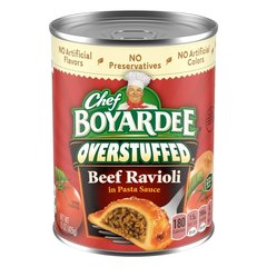 Chef Boyardee Overstuffed Beef Ravioli Pasta 15 Ounces