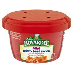 Chef Boyardee Mini Micro Beef Ravioli Microwavable Bowl