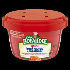 Chef Boyardee Mini Beef Ravioli & Meatballs