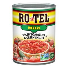 RO-TEL Mild Diced Tomatoes And Green Chilies - 10 Oz