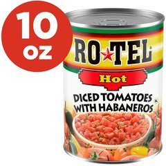 RO-TEL Hot Diced Tomatoes With Habaneros - 10 Oz