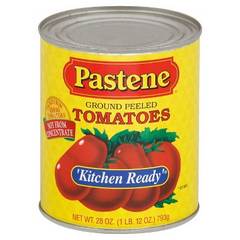 Pastene Kitchen Ready Crushed Peeled Tomatoes 28 oz