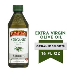 Pompeian Organic Smooth Extra Virgin Olive Oil 16 Ounces