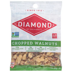 Diamond of California Walnuts Chopped - 2.25 Oz