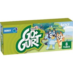 Go-GURT Bluey Berry Flavored Yogurt Tubes