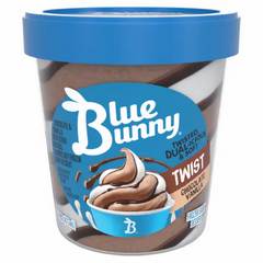 Blue Bunny Soft Chocolate Vanilla Frozen Dessert 16 fl oz Pint