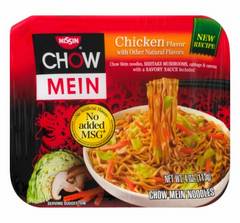 Nissin Chow Mein Noodle Premium Chicken Flavor - 4 Oz