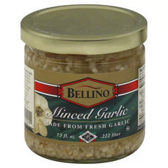 Bellino Minced Garlic, 7.5 fl oz