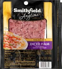 Smithfield Diced Ham 8 Oz