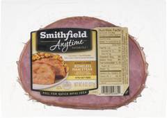 Smithfield Boneless Honey Cured Ham Steak 8 Oz