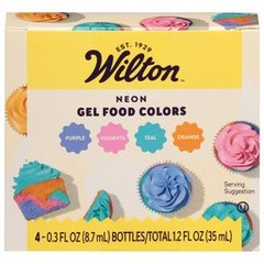 Wilton Gel Food Colors, Bright Assortment 4Ct