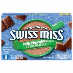 Swiss Miss No Sugar Added Milk Chocolate Flavored Hot Cocoa Mix