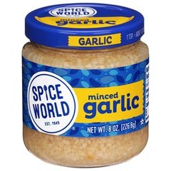 Spice World Garlic, Minced 8 Oz