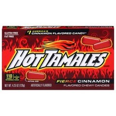 Hot Tamales Fierce Cinnamon Box - 4.25 Oz