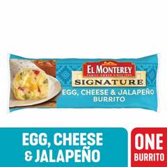 El Monterey Egg, Cheese & Jalapeno Burrito