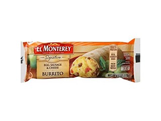 El Monterey Signature Egg Sausage & Cheese Breakfast Burrito