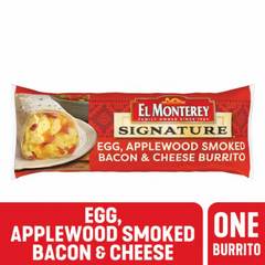 El Monterey Egg, Applewood Smoked Bacon & Cheese Breakfast Burrito