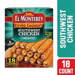El Monterey Southwest Chicken Extra Crunchy Taquitos