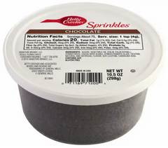 Betty Crocker Sprinkles Chocolate Jimmies 10.5 Ounces