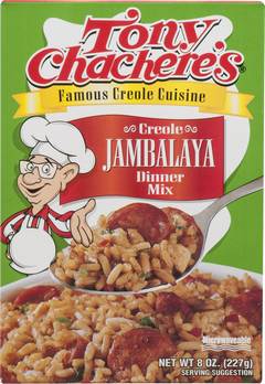 Tony Chacheres Dinner Mix Creole Jambalaya Box - 8 Oz