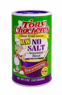 Tony Chachere's No Salt Seasoning Blend, 5 oz