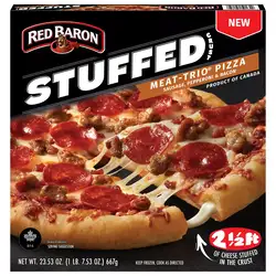 Red Baron Meat Trio Stuffed Crust Frozen Pizza