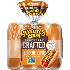 Nature's Own Perfectly Crafted Brioche Style Hot Dog Rolls 8 Count