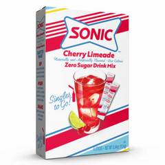 Sonic Singles to Go! Zero-Sugar Cherry Limeade Drink Mix Packets