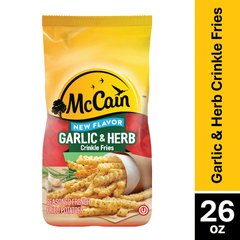 McCain Garlic & Herb Crinkle Fries Frozen
