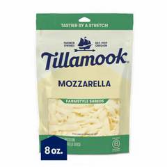 Tillamook Mozzarella Farmstyle Thick Cut Shredded Cheese 8 Ounces