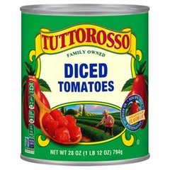 Tuttorosso Diced Tomatoes 28 oz
