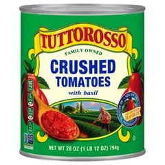 Tuttorosso Crushed Tomatoes with Basil 28 oz