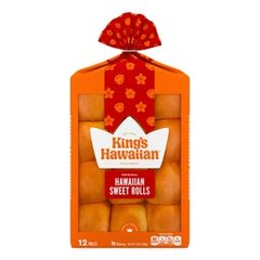 King's Hawaiian Original Hawaiian Sweet Rolls, 12 Count - 12 Each