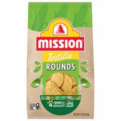 Mission Round Yellow Corn Tortilla Chips - 11 Oz