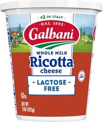 Galbani Lactose Free Ricotta Cheese - 15 Oz
