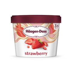 Haagen-Dazs Ice Cream Cup Strawberry - 3.6 Fl. Oz.