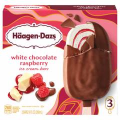 Häagen-Dazs White Chocolate Raspberry Ice Cream Bars