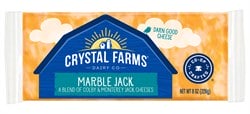 Crystal Farms Marble Jack Cheese Block, 8 oz