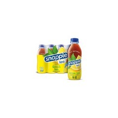 Snapple All Natural Lemon Flavored Iced Tea - 12 pk Plastic