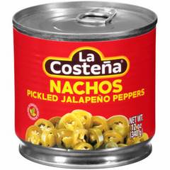 La Costena Nachos Sliced Pickled Jalapeno Peppers