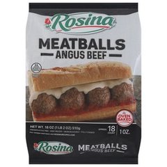 Rosina Angus Beef Meatballs - apx 18 ct Frozen