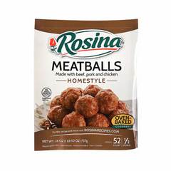 Rosina Homestyle Meatballs - apx 52 ct Frozen